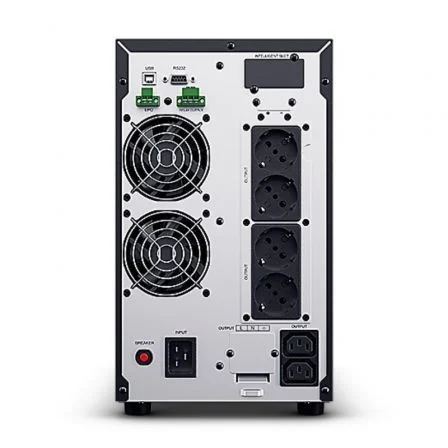CyberPower OLS3000EA-DE SAI Online de Doble Conversión 3000VA/2700W con 6 Salidas, Formato Torre, Compatible con Generador, Modo ECO, Onda Sinusoidal Pura CyberPower OLS3000EA-DE SAI Online de Doble Conversión 3000VA/2700W con 6 Salidas, Formato Torre, Compatible con Generador, Modo ECO, Onda Sinusoidal Pura